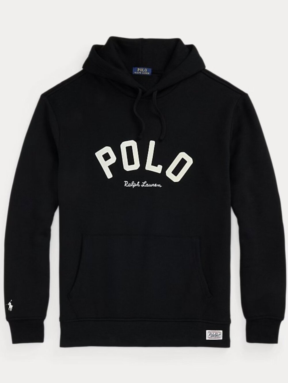 New Polo Ralph Lauren Black Pullover Hoodie Unisex